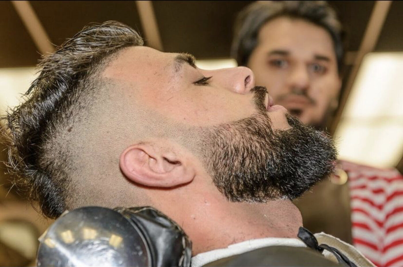 Beard and fade detail